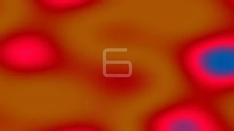 Glowing number nine abstract animation on futuristic digital blue background Stock Footage 342205992