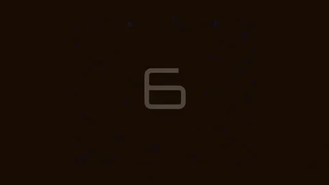 Glowing number nine abstract background loop for futuristic tech intro anim.. Stock Footage 342205993
