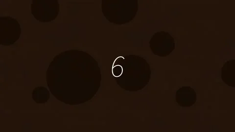 Glowing Number Nine on Abstract Dark Background with Cinematic Bokeh Effect Stock Footage 342116666