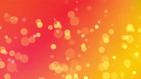 Glowing Orange and Red Bokeh Particles Abstract Background Stock-Footage 336714006