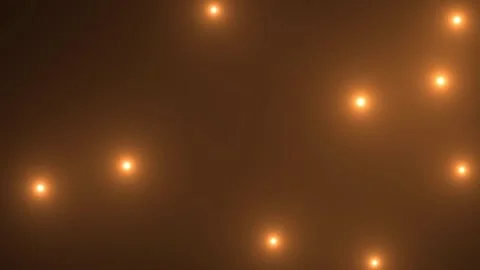 Glowing Orange Bokeh Lights on a Dark Background Evoking Warm Serenity Video stock 341926279