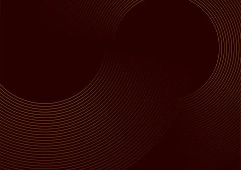 Glowing orange circular lines abstract geometric tech background イラスト素材