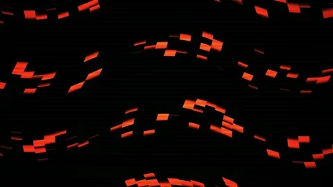 Glowing orange digital light trails background. Stock Footage 340028713