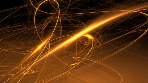 Glowing orange lines motion background d2914 Stock Footage 909755
