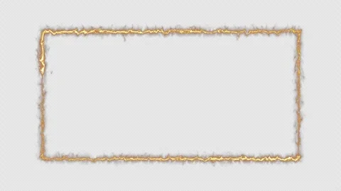 Glowing orange neon rectangle frame loop animation with laser saber light e.. Видео 340533492