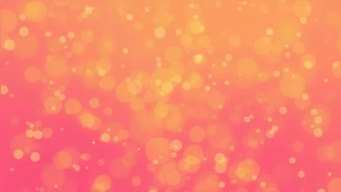 Glowing orange pink bokeh background Stock Footage 85653776