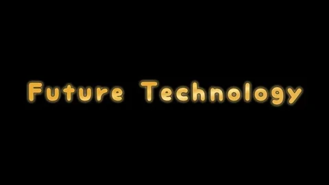 Glowing orange text animation with background with background Stockbeeldmateriaal 345213178