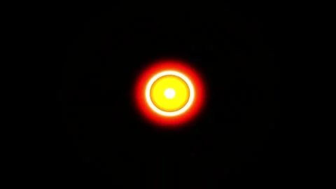 Glowing Orb expanding and contracting with cinematic motion against a dark .. Vídeo Stock 345601949