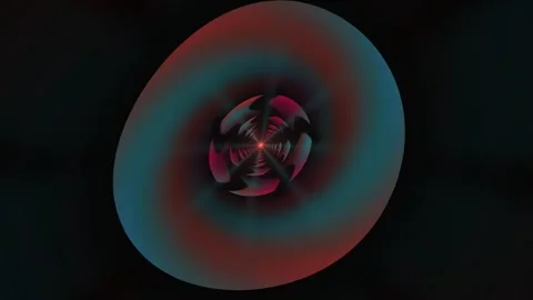 Glowing orb with red and blue light. Stock Footage 336239628