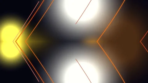 Glowing orbs, gradient background with linear shapes and tones Video stock 331644109