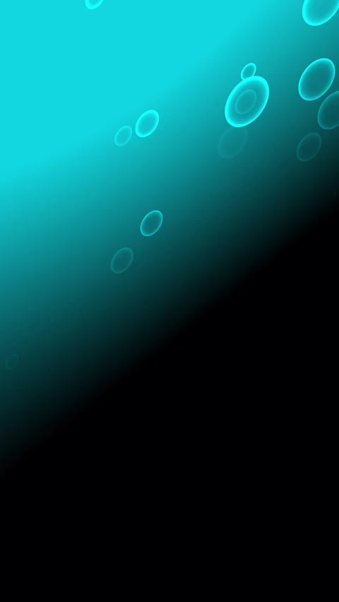 Glowing orbs in a gradient of deep blue hues. Stock Footage 330168297