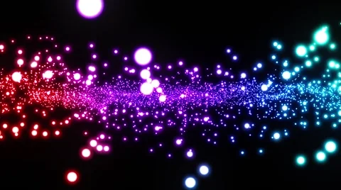 Glowing Orbs Horizon Stock Footage 41808602
