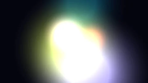 Glowing orbs of various colors in a darkened space Stock Footage 331644201