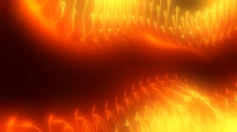 Glowing organic creature. Abstract background. Looping. Stock Footage 44560242