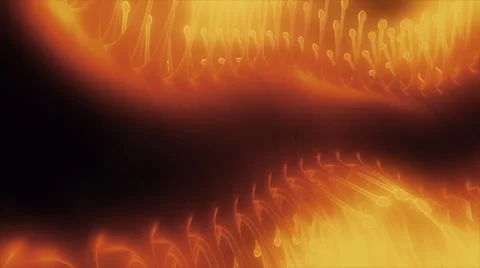 Glowing organic creature. Abstract background. Looping. Stock Footage 68862373