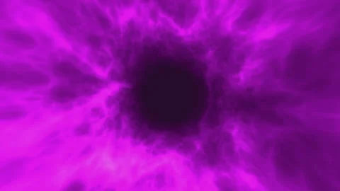 Glowing Organic Vortex Spinning Animation Loop Colorful Stock Footage 143422218