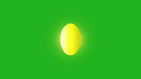 Glowing oval shape motion graphics with green screen background Stock Footage 268374380