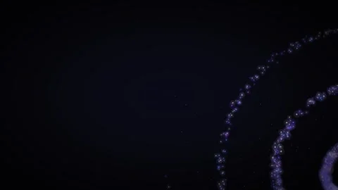 Glowing Particle Arc Loop - Blue Purple Bokeh Dark Motion Backdrop 스톡 동영상 341567959
