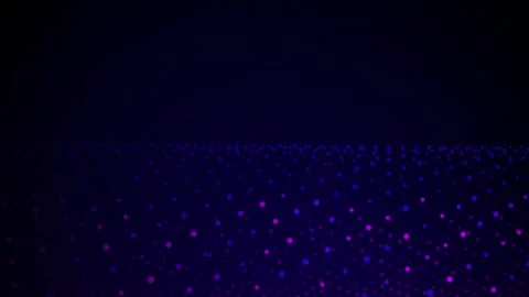 A glowing particle grid dome forms a seamless loop Stock Footage 341274650