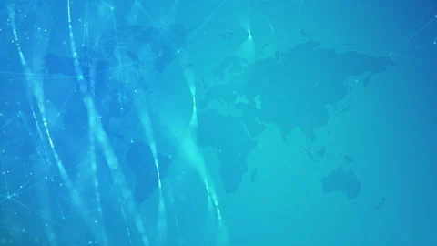Glowing Particle Lines Forming an Abstract Frame 库存影片 338433229