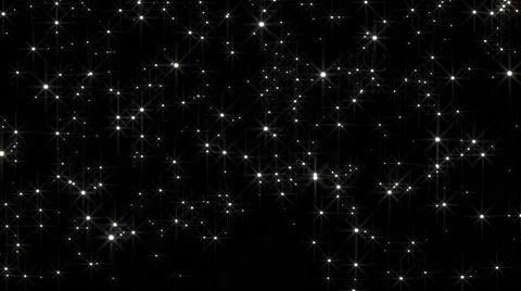 Glowing particle star in random direction with bounce on spotlight ground abs Stock Footage 65292772