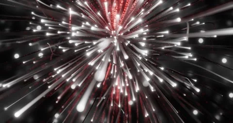 Glowing particles and light trails motion background loop animated Stock Footage 319764823