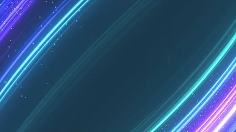 Glowing Particles Background with curvy Lines Stock Footage 153431470