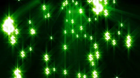 Glowing particles background loop Stock Footage 599757