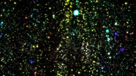 Glowing Particles Background Loop Vídeo Stock 137930425