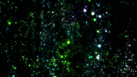 Glowing Particles Background Loop Stockbeeldmateriaal 138259065