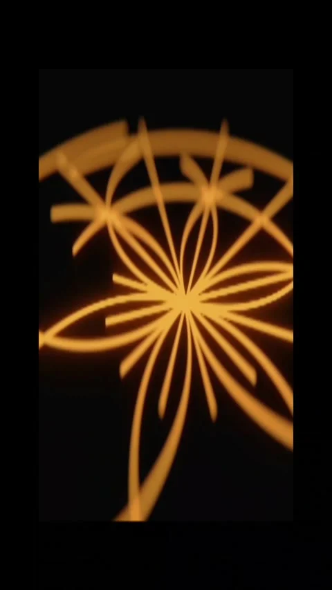 Glowing particles background. Looping cinematic animation Stock Footage 339778490