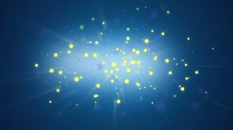 Glowing Particles - blue Vidéo 46296347
