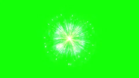 Glowing particles burst on green screen background Video stock 337820346