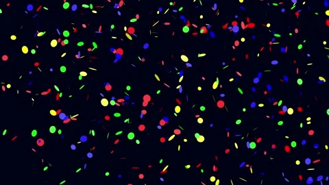 Glowing particles on a dark background. Stock Footage 141937773