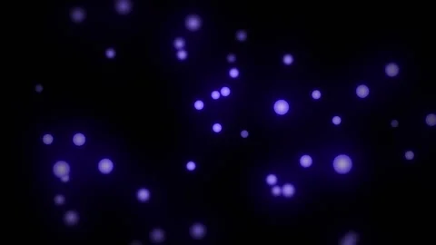 Glowing particles on a dark background Stock Footage 316887028