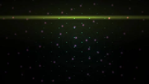 Glowing particles in dark space. Stock Footage 334339693