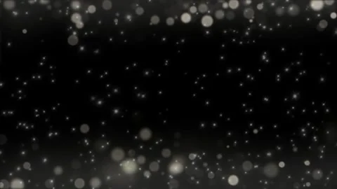 Glowing particles falling against dark background Видео 337764101