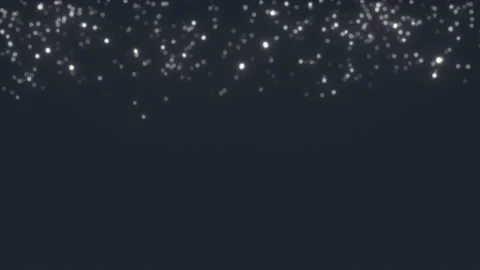 Glowing particles falling down like a snow. Stock Footage 99354018