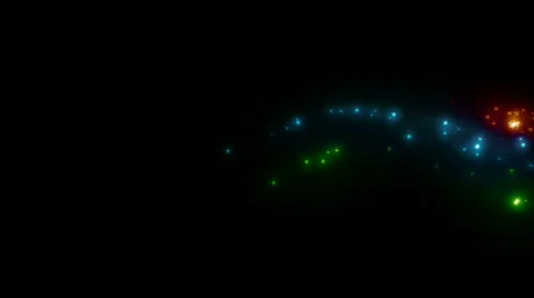 Glowing  particles Stock Footage 618304