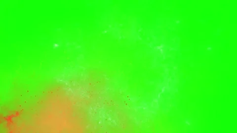 Glowing particles on green screen with vibrant light effects Stock Footage 337449116