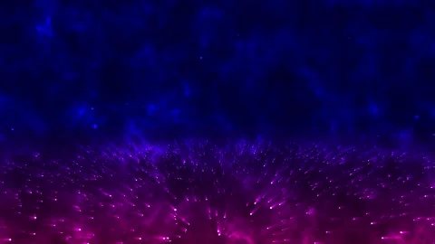 Glowing Particles in a Hyperspace Background Scene in High-Definition 4K Ani Stock Footage 285309176