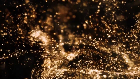 Glowing Particles Moving Background. Fast Moving Flying Stock-Footage 260191700