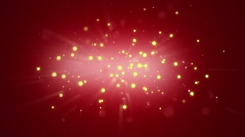 Glowing Particles - red Stock Footage 46296283