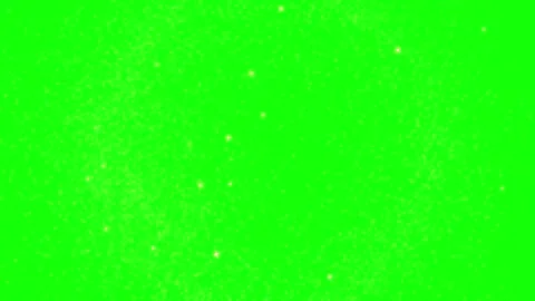 Glowing particles swirl on green background Stock Footage 337450301