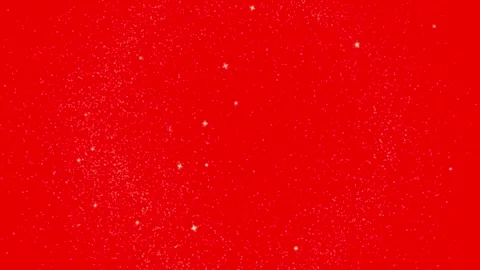 Glowing particles swirl on red background dynamic motion Stock Footage 338216125