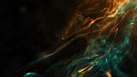 Glowing Particles Title Background V1 Stock Footage 158000245