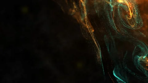 Glowing Particles Title Background V2 Stock Footage 158000270