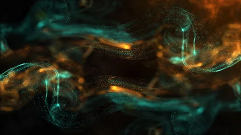 Glowing Particles Title Background V5 Stock Footage 158000283