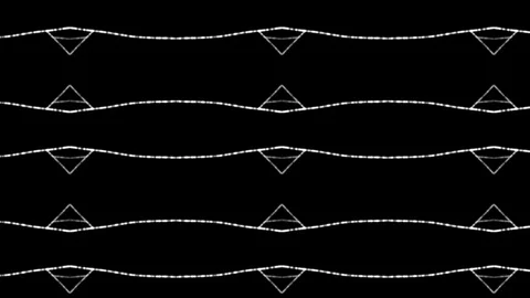 Glowing pattern on the black background Stock Footage 81614197