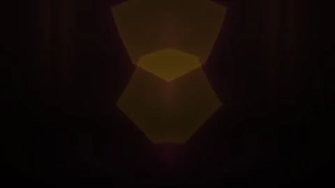 Glowing Pentagon Shape in Dark Background. Stock Footage 336700231